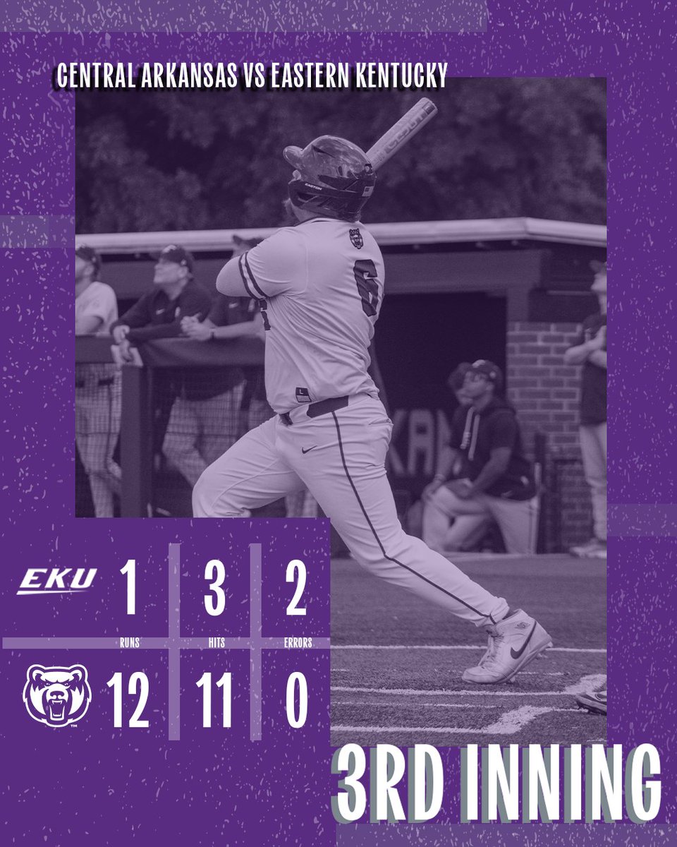 UCABearBaseball's tweet photo. Bears off to a great start! 10 runs in the 1st, added another in the 2nd and another in the 3rd! Jagger Schattle with a 2 run homer his 7th of the season! Bears up 12-1!

#BearClawsUp
#FightFinishFaith https://t.co/26nPWa6TmZ