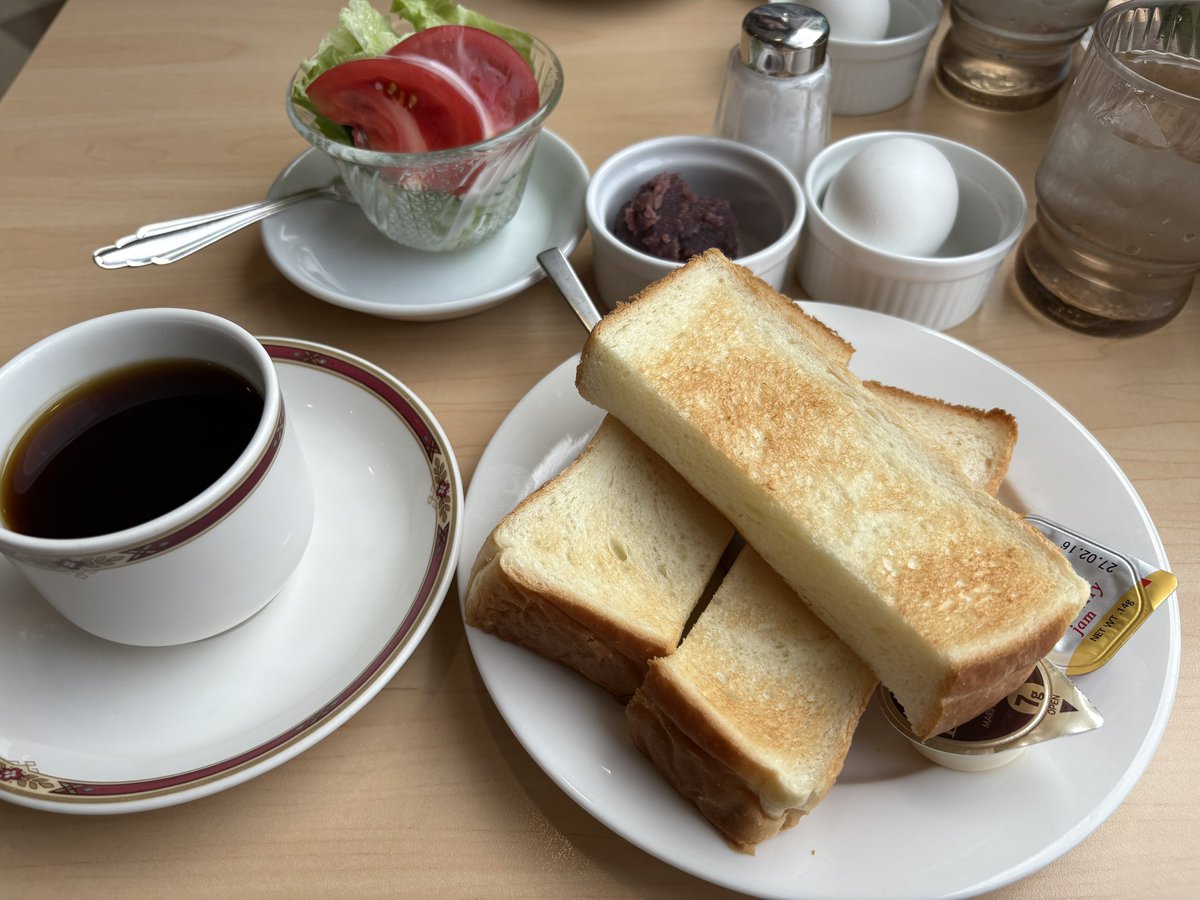 mugiwaraさん用モーニング② good morning👱🏻‍♂️🥐🤝☕️ WE ARE OPEN✨ today も めちゃくちゃ