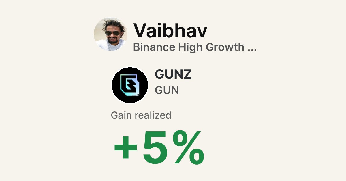 botsfolio's tweet image. One of Vaibhav’s picks is working 👀

See how  fits into Vaibhav’s portfolio.

#CryptoTrading #CopyTrading #CryptoPortfolio #Altcoins #Web3 #GUN #GUN