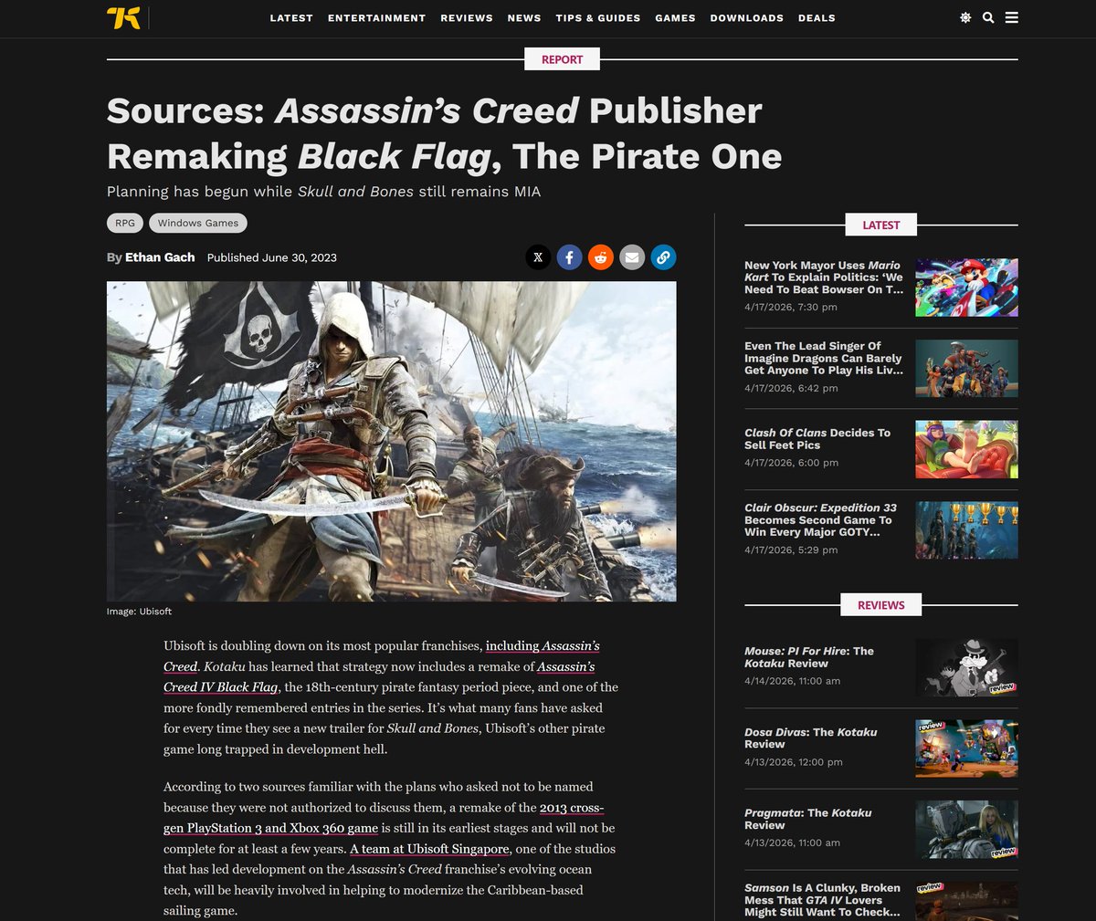 Assassin's Creed News tweet media