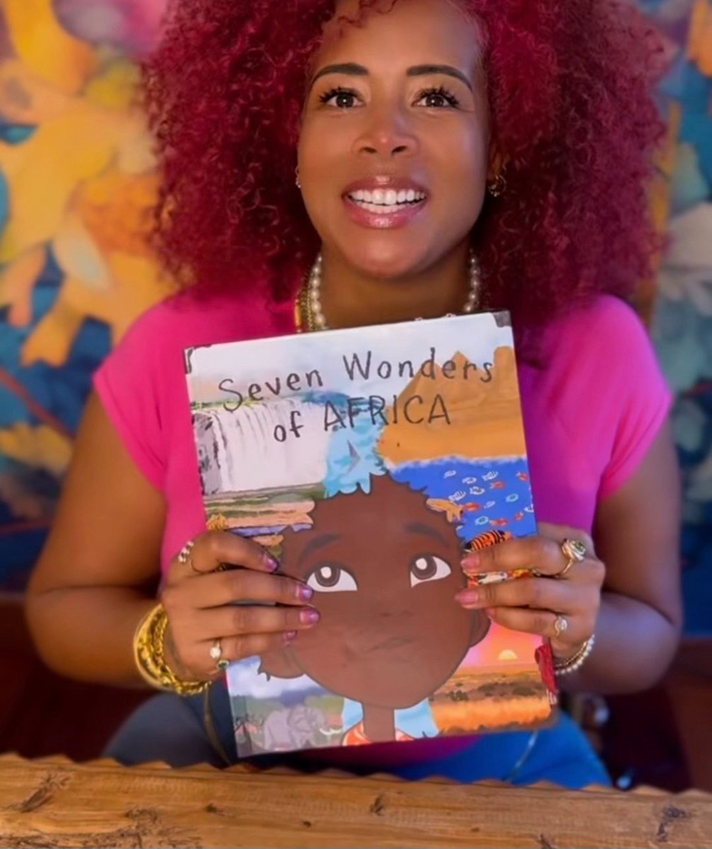 Bdonna456290's tweet image. Kelis has a children's book called Seven Wonders of Africa 📖 
#kelis #book