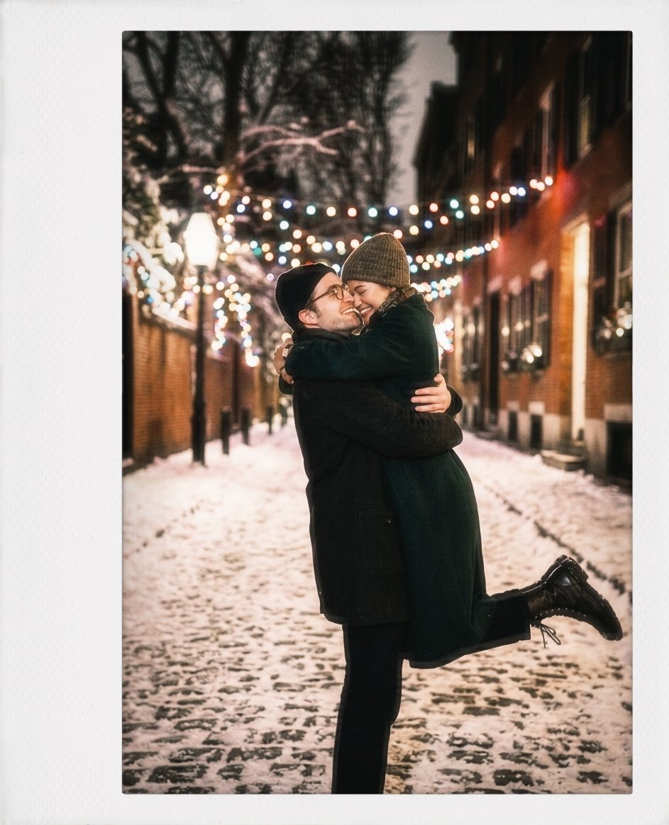 candykizzes24's tweet image. Charlie &amp;amp; Emma~The Proposal 💍 
🎄 👰🏾‍♀️🤵🏻
(I remember when they were filming they filmed a scene with Christmas decorations)
#thedrama #releaseit #zendaya