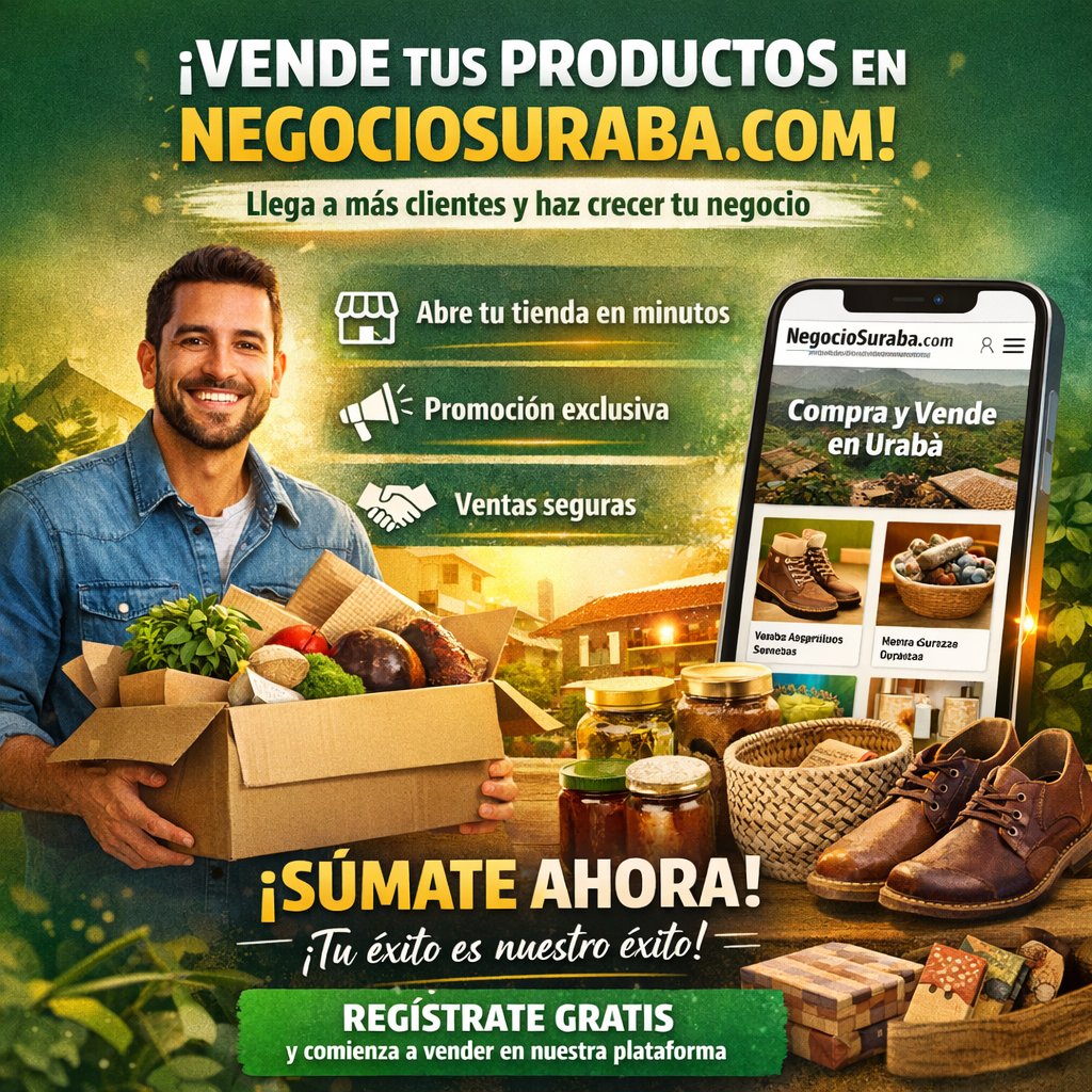 NegociosUraba's tweet photo. Vende tus productos en el directorio #1 de Urabá https://t.co/xKaaRUaBdk
#negociosuraba #uraba https://t.co/bViTpUkzup