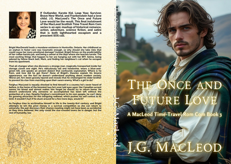 jgmacleodauthor's tweet image. Strap in for #springtime with 'The Once and Future Love'! No dark politics or sexual violence to ruin the adventure. 🥰🥳
mybook.to/TheOnceAndFutu…
  
Meet Ferghus, a swoon-worthy Highlander who time-hops into a wild modern realm, crashing right into Brigid’s closet, the boldest,