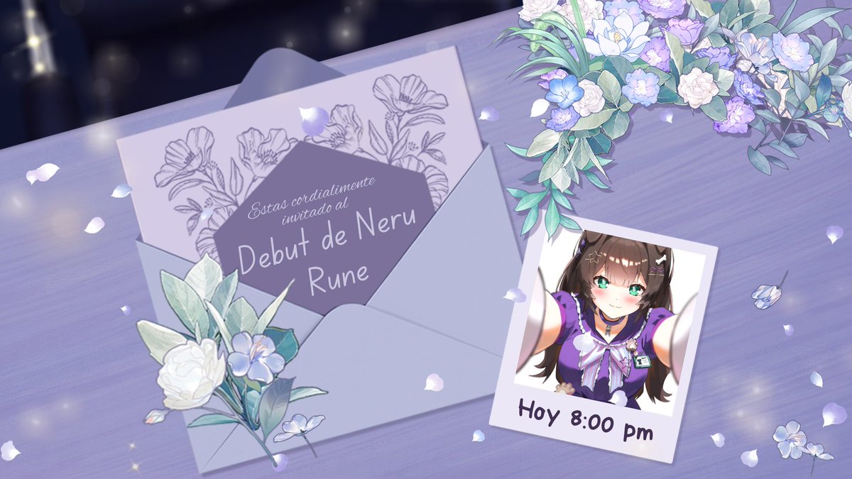 ¡Hola! Te recuerdo que estas invitado a mi Debut el día de hoy, de verdad me da mucha emoción verte ahí ¿vas a acompañarme? 🐾

¡Pasa a saludarme en cualquiera de mis dos canales! 

🔴: youtube.com/live/9JbNa6B-y…
🟣: twitch.tv/neru_rune