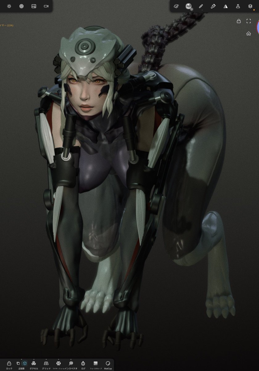 kuramoonn's tweet image. #nomadsculpt #3dSculpt
少しだけ良くなったかも。

ところで、案内先のおすすめがまさかの焼酎ラーメン。
一口目が麺じゃなくて酒。しかも飲み放題宣言。
即「いくらですか？」と聞いたら20万円。
夢で良かったじょ…。