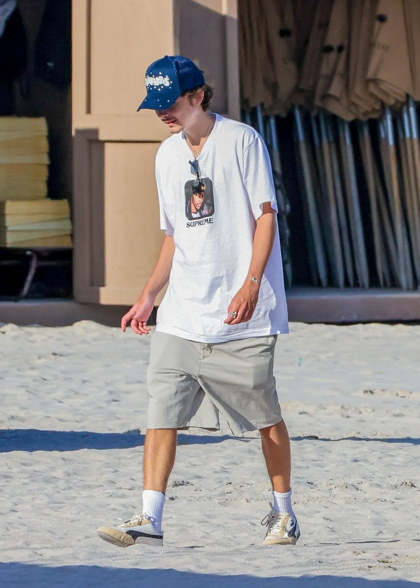Timothée Chalamet out and about in Miami, Florida.