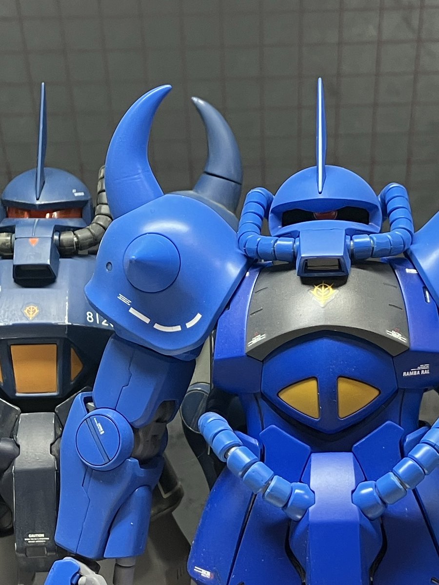 昔作ったMGグフを見つけたので記念撮影。
頭部の改造のみで他は無改造だったと思う。
良キットです😊
#ガンプラ
 #グフ