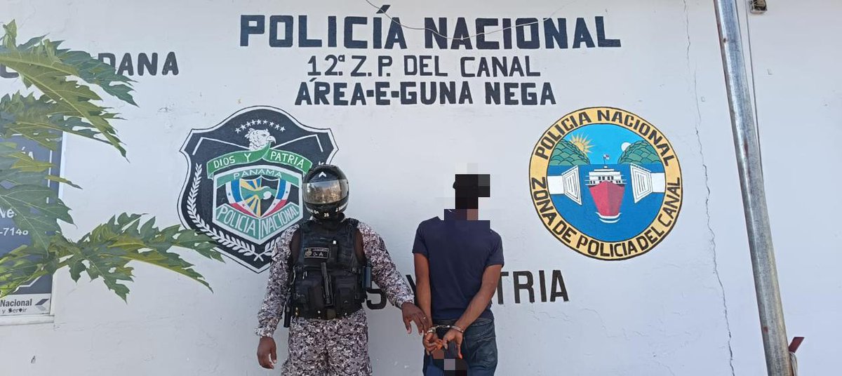 policiadepanama's tweet image. #Ancón | En el sector de Guna Nega, aprehendimos a un ciudadano solicitado por el delito contra el orden jurídico familiar, en la modalidad de violencia doméstica. #PlanFirmeza