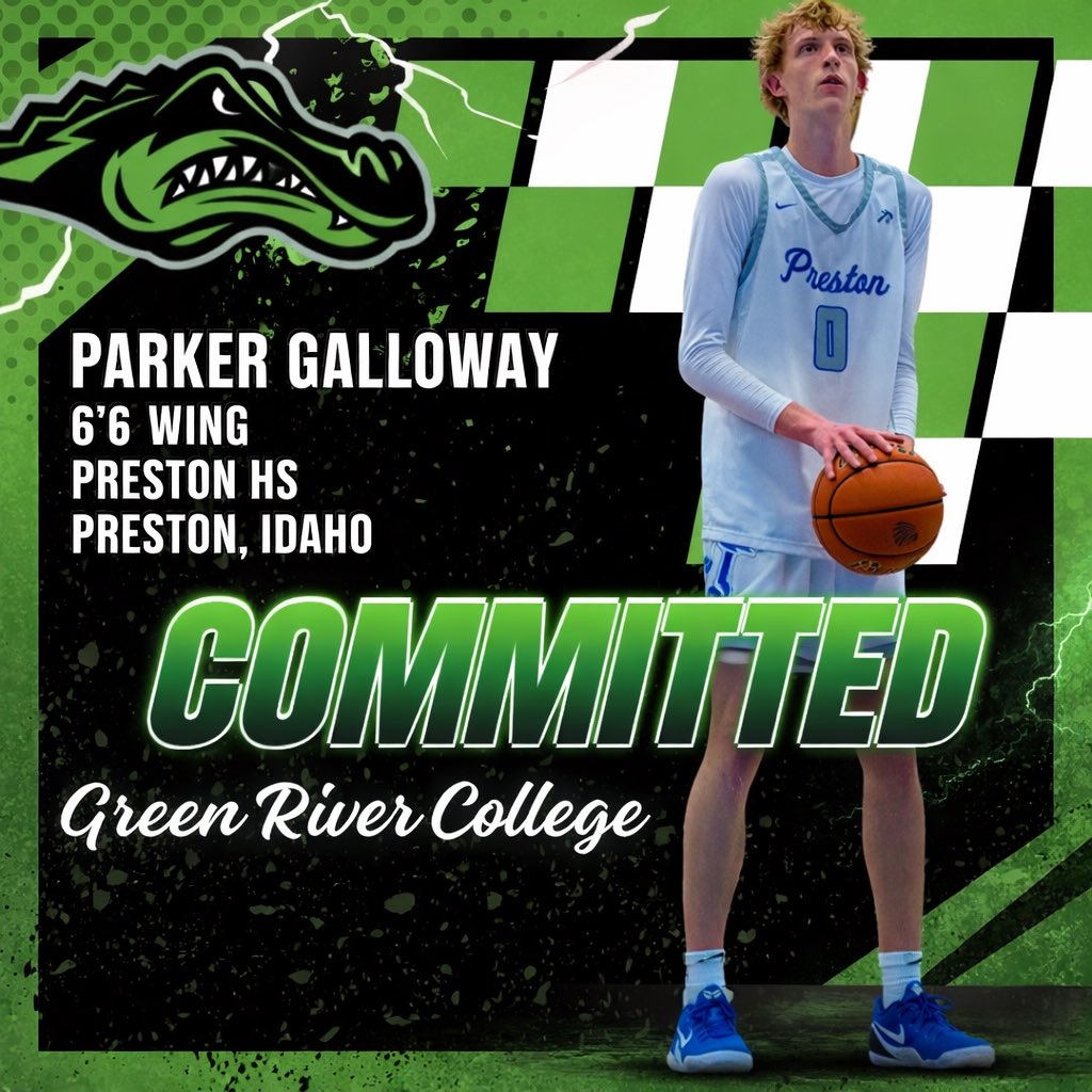 gatorscoachGRC's tweet photo. 2026 8th Commit: Parker Galloway from Preston, Idaho. 6’6 bouncy do-it-all wing that’s a true 3-level scorer &amp; high-level defender. Flat out gets buckets.
🏀 12.1 PPG
💪 4.1 RPG
🎯 2.6 APG
🏆 24-25 State Champ
🏆 25-26 District Champ
⭐️ All-State 3rd Team
⭐️ All-District 1st Team https://t.co/xbIkHkY5is