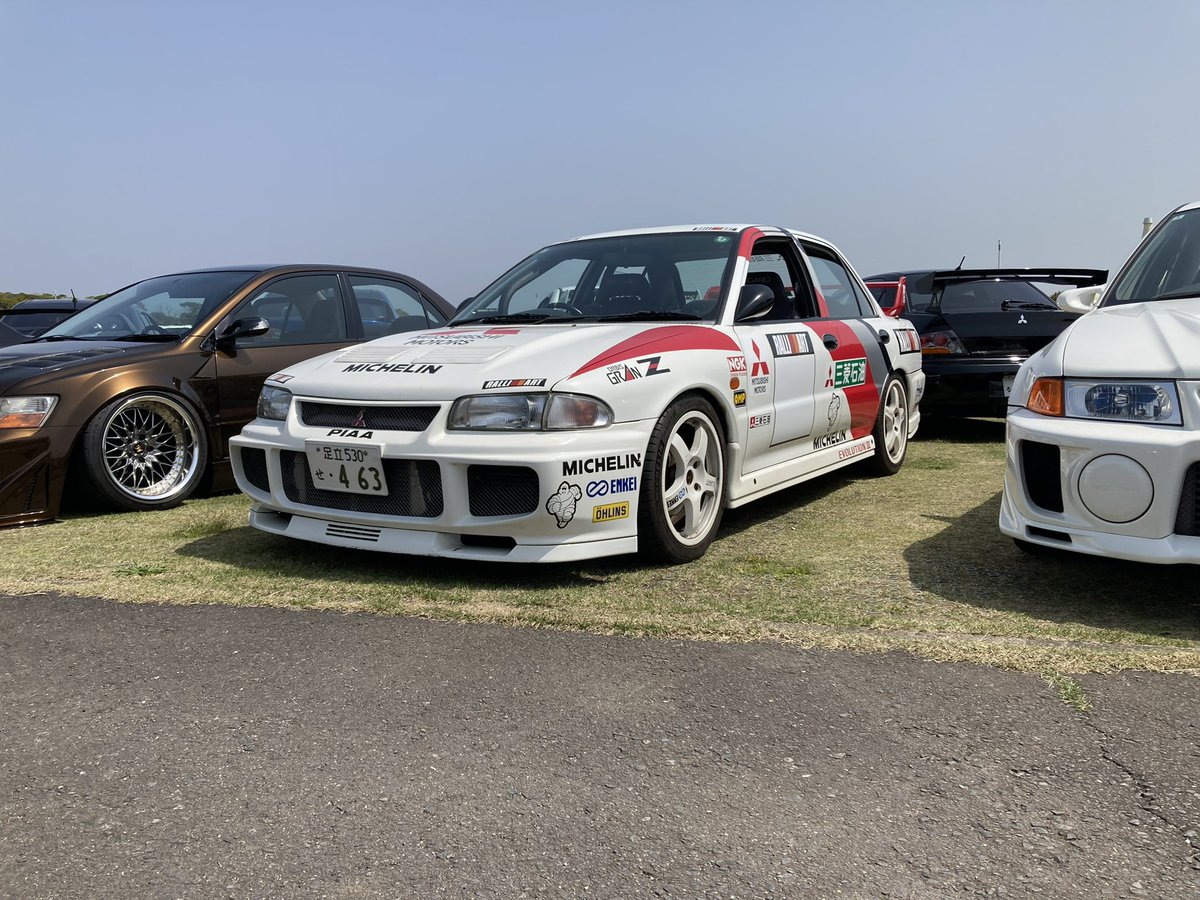 jon___'s tweet photo. 私 今年は 諸々の事情で
大洗エボミ参加できないんで

参加の皆様 道中お気をつけて
楽しんできてください！！！

(画像は去年の https://t.co/cmr9woxj4d