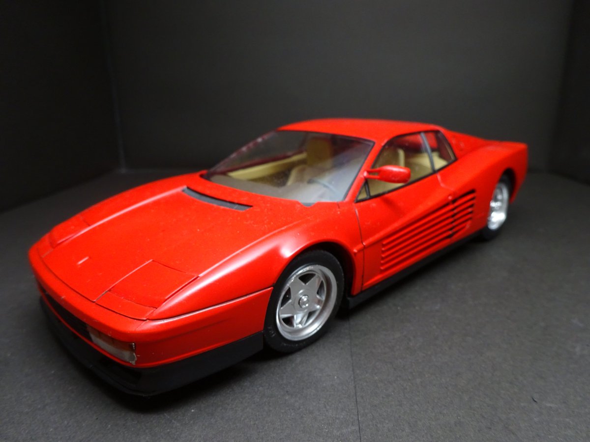 9fUM8tZL9WczczB's tweet image. #plasticmodel #scalemodel #プラモデル #プラモ #カーモデル #タミヤ #TAMIYA #124scale #Ferrari #TESTAROSSA #テスタロッサ