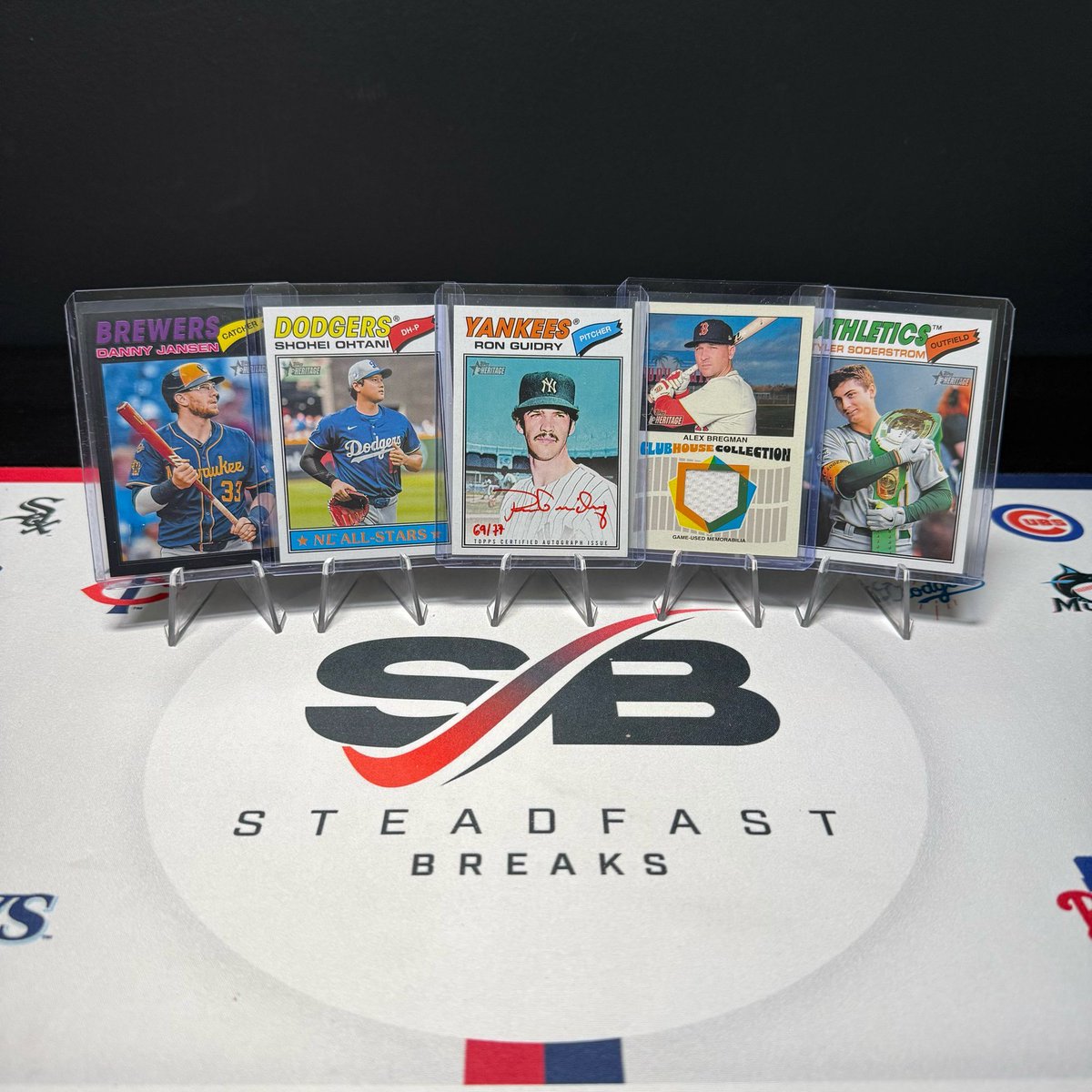 steadfastbreaks's tweet photo. And the birthday hits keep rolling!! Our first red ink auto from 2026 Heritage and SP image variation of the one and only Shohei Ohtani! #letsgo #14 #monstermashmonday #steadfastbreaks https://t.co/TWGeXOq2wK