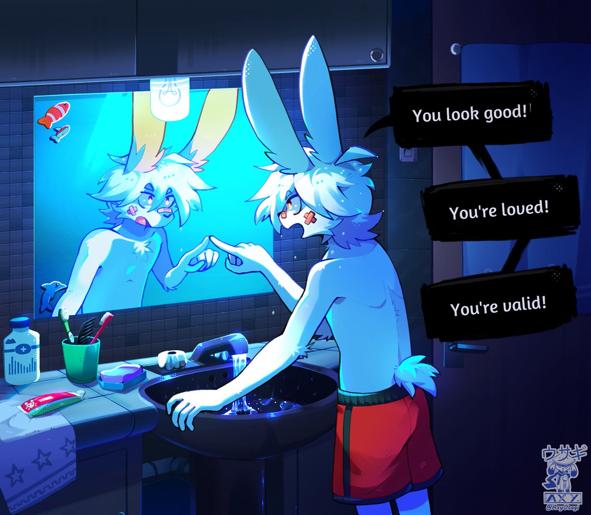 🐇 AxY (ウサギ) 🐇 - CLOSED C⭕MMISSIONS tweet media