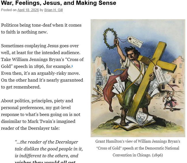Aluwir's tweet image. "War, Feelings, Jesus, and Making Sense" brendans-island.com/catholic-citiz… A colorful and imaginative image of the American president. More to the point, what I think about what has been happening. #America #art #emotions #Jesus #LegitimateDefense #politics