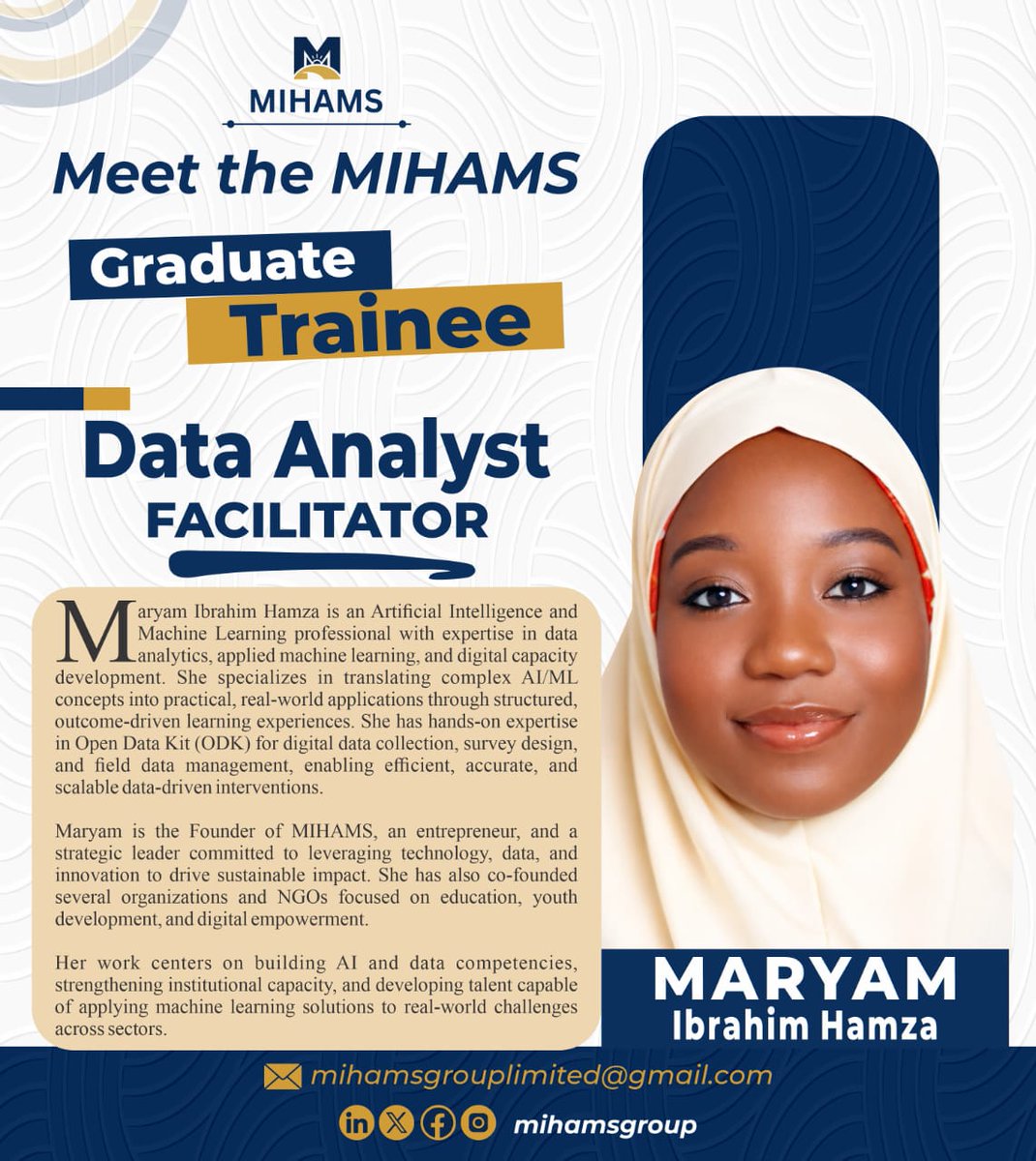 MihamsGroup_ltd's tweet image. Meet the facilitators behind the MIHAMS Graduate Trainee Program, dedicated to equipping graduates with practical skills, strategic insight, and industry-ready competence.  

 #MIHAMS #GraduateTrainee #CareerDevelopment #SkillsDevelopment
