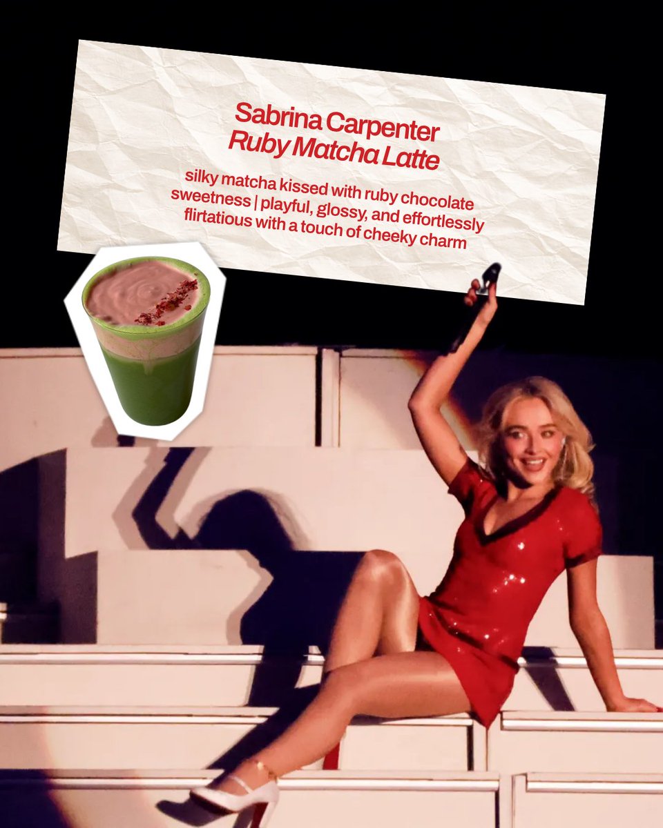 MatchaKari's tweet photo. Good music, great company, and even better drinks 🎶  Host your Coachella watch party from the couch with sips inspired by your favorite artists. Festival energy, no dust required. 🌵 #coachella2026 #matcharecipes https://t.co/FMh6TD60Cd