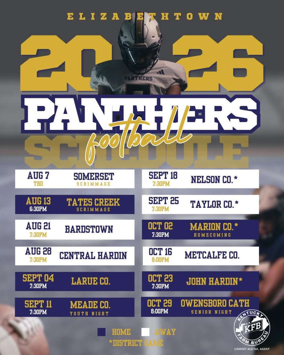 E-town Panther Football tweet media