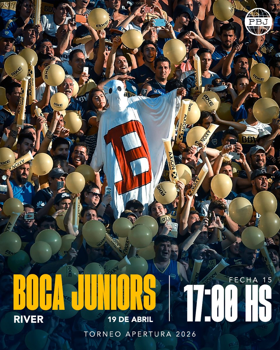 HOY SE JUEGA EL SUPERCLÁSICO. VAMOS BOCA 💪🔵🟡