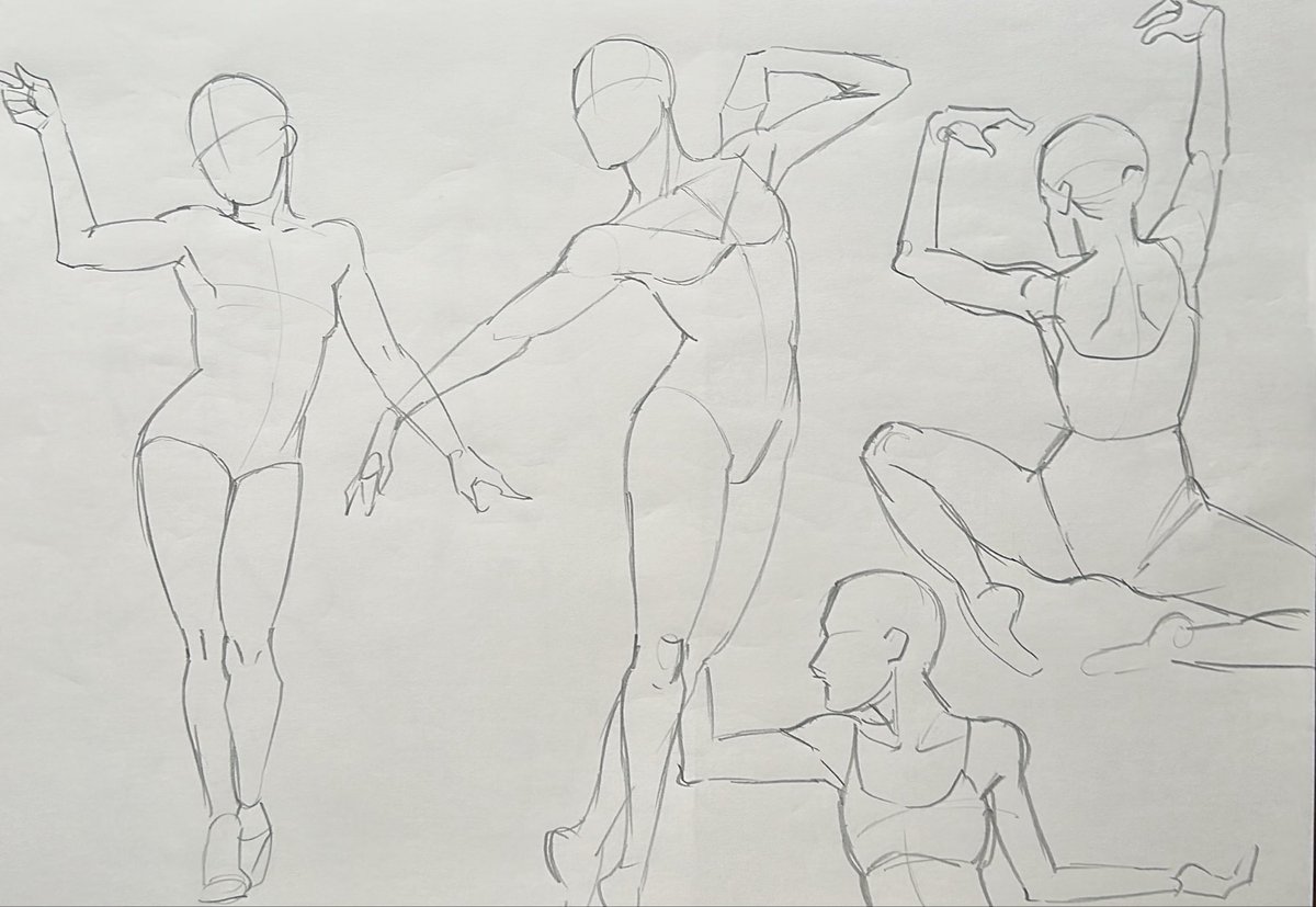 Panpunchs's tweet image. Day1404
#日々描く #Practice #スケッチ #sketchart #クロッキー #croquis   
  基礎練。昨日隣に。