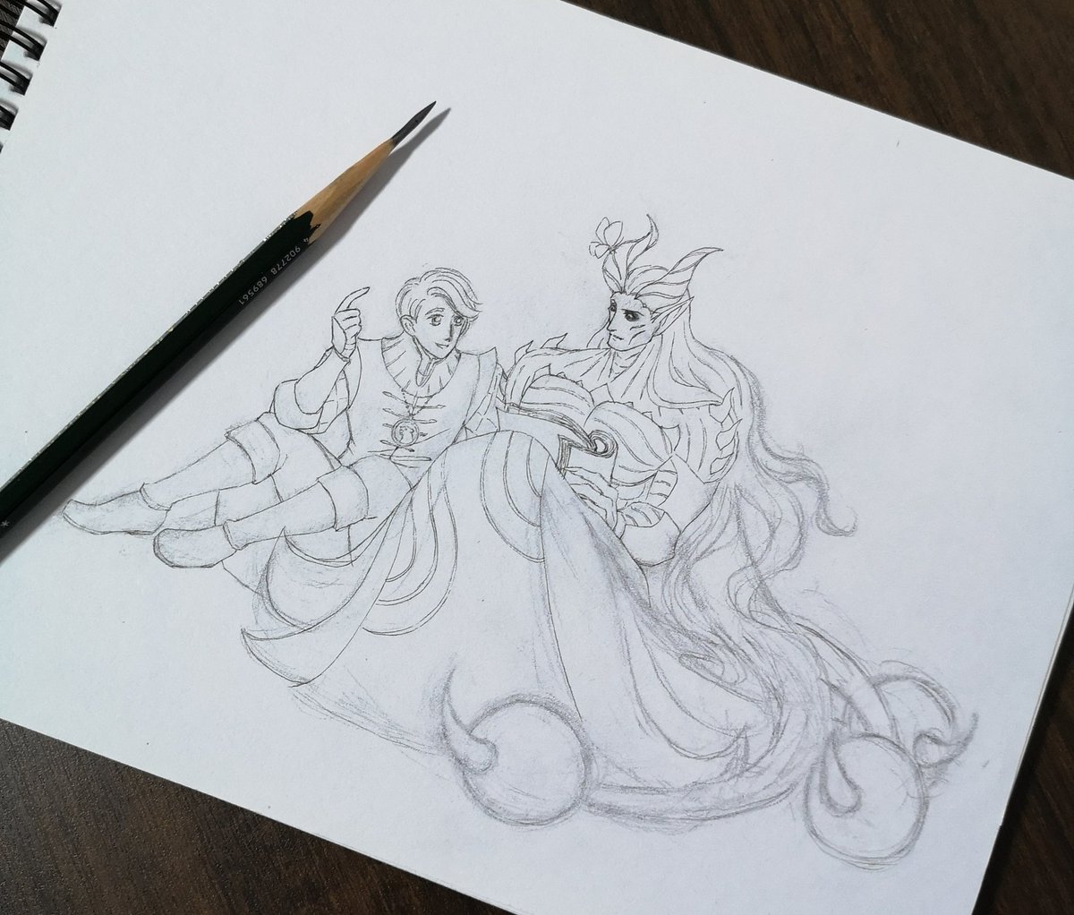 The moment realized the silly Magister looks so alike to the doggie he transformed...