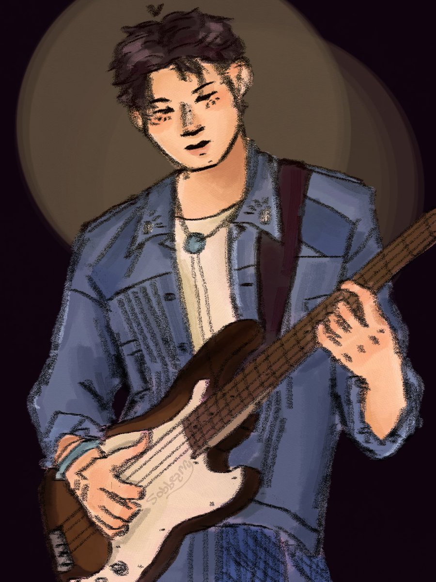 🍙A boy and his bass 
#andteam_Jo