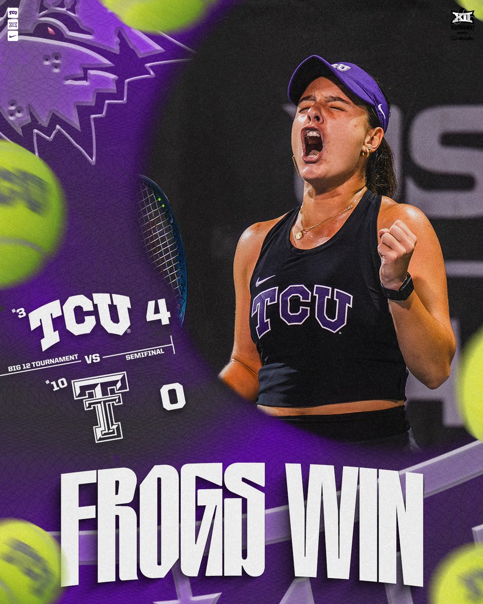 TCUWomensTennis's tweet photo. Sun’s down, 𝙜𝙪𝙣𝙨 𝙙𝙤𝙬𝙣 😮‍💨

#GoFrogs https://t.co/M5DbqcyOZX