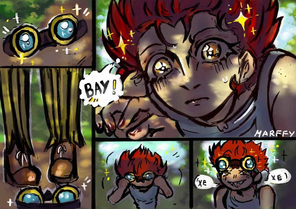 By the way, I usually draw on my phone, but this time I decided to take it easy and draw on a graphics tablet—and ended up with a funny little comic ^^=🍒✨ 
#ONEPIECE〜 #Euatasskid