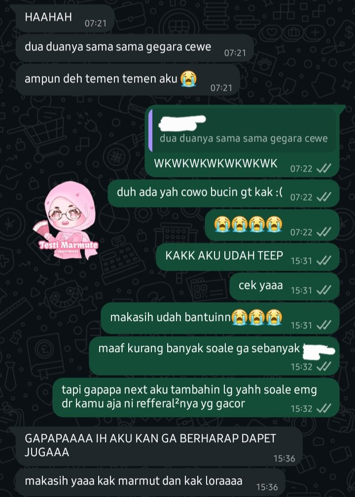 Marrmute's tweet image. REFERRALIN TEMEN DPT FEE !??

ya cuma sama jokpin @Marrmute doang ♥️🥰

#jokipinjol 
#pinjol 
#pinjaman 
#butuhuang