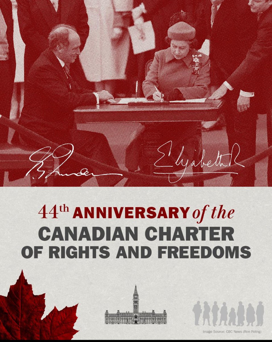 Happy anniversary to the Canadian Charter of Rights and Freedoms 🇨🇦
We’re grateful to live in a country where dignity, freedom, and equality matter. As the Canadian Baloch Congress, we stand for these values here and everywhere. #Canada