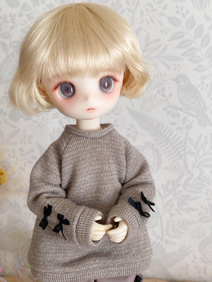 ドリバド35の27cmBJD特集のスウェットとかぼちゃパンツ作りました🎶
詩ちゃん叫びたいぐらい可愛い…というか叫んだ🥰

ルームシューズは以前ぬいドルでご縁をいただいた20cmぬいちゃん用❣️
ピッタリ〜🤩

ベビクマちゃん特集のナイティも作ってみたいけど少し長いのかな🧐

#まめじ工房 
#TinyFox