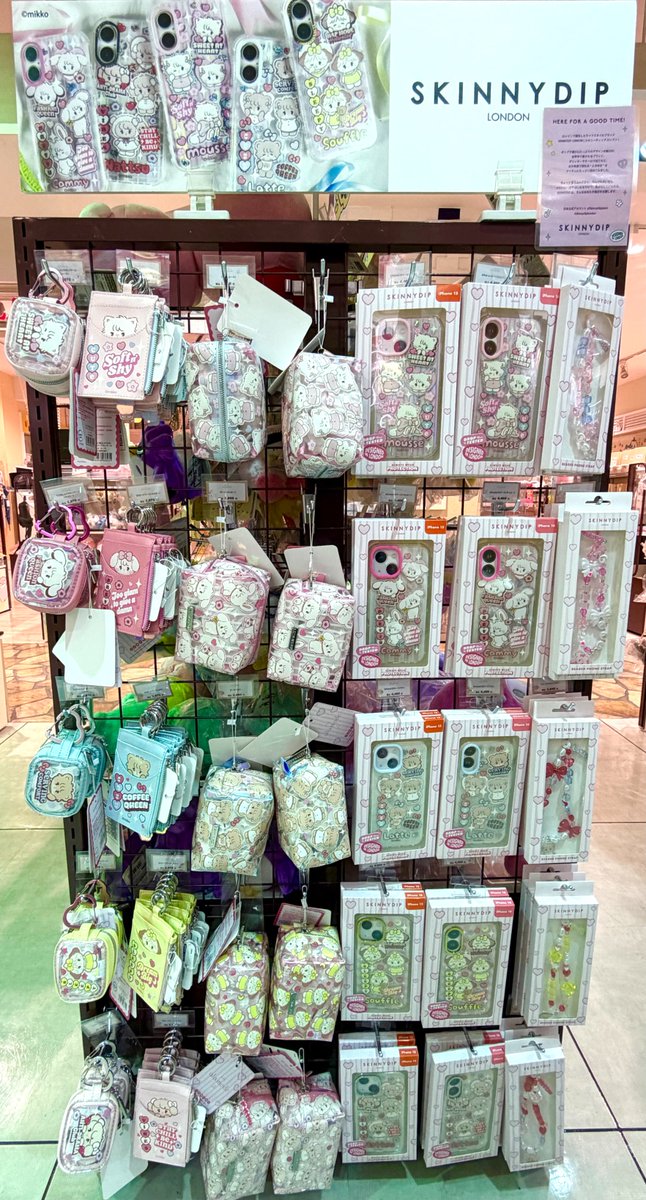 tcharapark's tweet photo. #キデイランド福岡パルコ店
🎀Lil ala mode🎀
【新商品のお知らせ】
SKINNYDIP LONDON × Lil ala mode
キラキラかわいいiPhoneケースやビーズフォンストラップなどが入荷いたしました✨
是非チェックしてください🌈
#lilalamode #mikko https://t.co/OLecHPIFsA