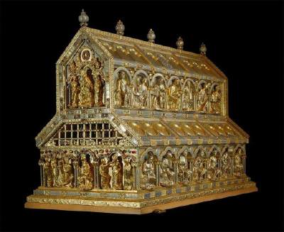 <a href="/IRANinSWEDEN/">Iran Embassy in Sweden</a> Iran - your Kings took on a great journey because they read in the sky that a great King had been born. We remember! We revere them as Saints.

Thank you for showing us the Church they built.

Here is the reliquary we built to hold their remains, one of the finest ever crafted: