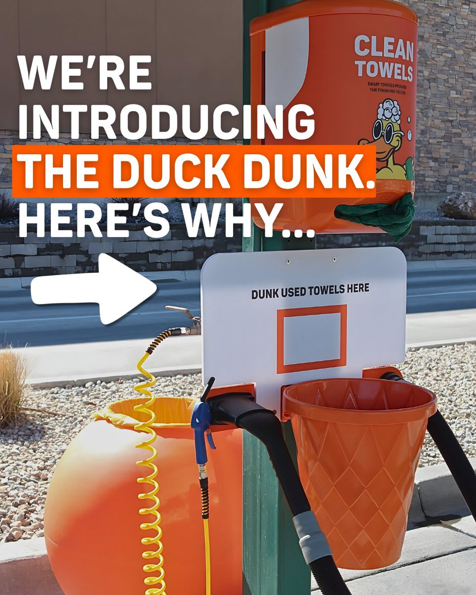 quickquack's tweet image. More reasons to love your Quick Quack Wash Plan! 🦆✨ 

Try our Duck Dunk, our new basketball-style towel bins at most locations and coming soon to all! 🏀 

Grab a towel, shoot your shot, and make your car wash fun! 

#QuickQuack #SelfService #FamilyFun #CleanCarClub