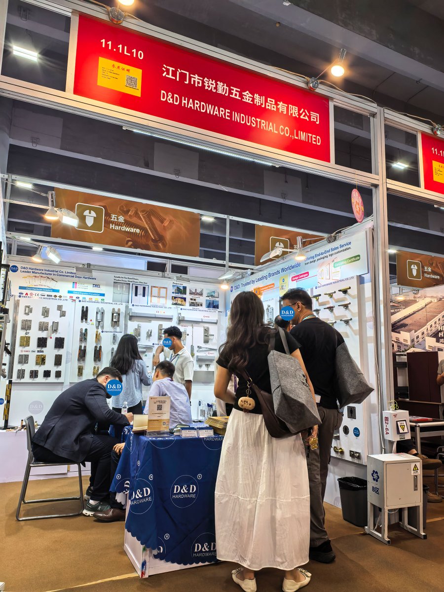 dndhardware's tweet image. Fire door hardware plays an important role in building safety.

Proper selection ensures compliance and long-term reliability.

📅 Date : April 15 - 19, 2026
🏙️ Venue : Area B of Canton Fair
✅ Booth Number : Hall 11.1, Stand L10

#cantonfair #dnd #doorhardware