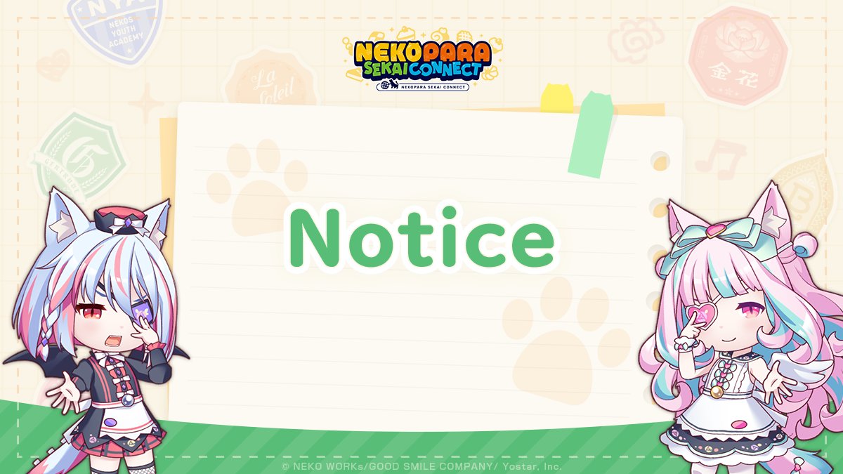 Nekopara Sekai Connect tweet media