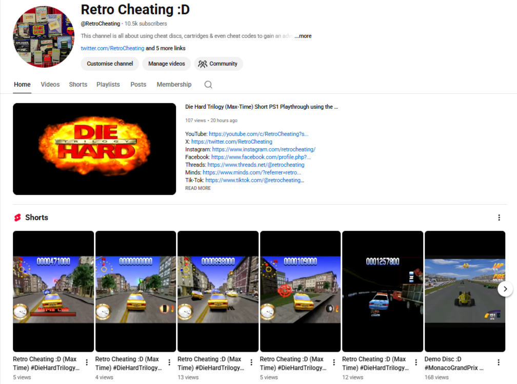 RetroCheating's tweet image. Help my Retro Cheating Gaming Channel get to 15k Subs today :D Any help is beyond appreciated :D #YouTube #YouTubeChannel #YouTubeGaming #YouTubePartner #YouTubeCreators #Gaming #VideoGames #Gamer #Retro

Feel Free to Sub to @RetroCheating on YouTube :D

youtube.com/c/RetroCheatin…