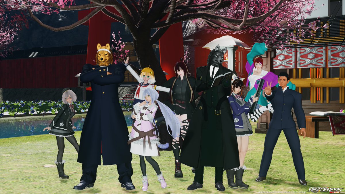 ship9_master's tweet photo. 春コーデ撮影会!
#PSO2NGS https://t.co/hOTs6EI8Ec
