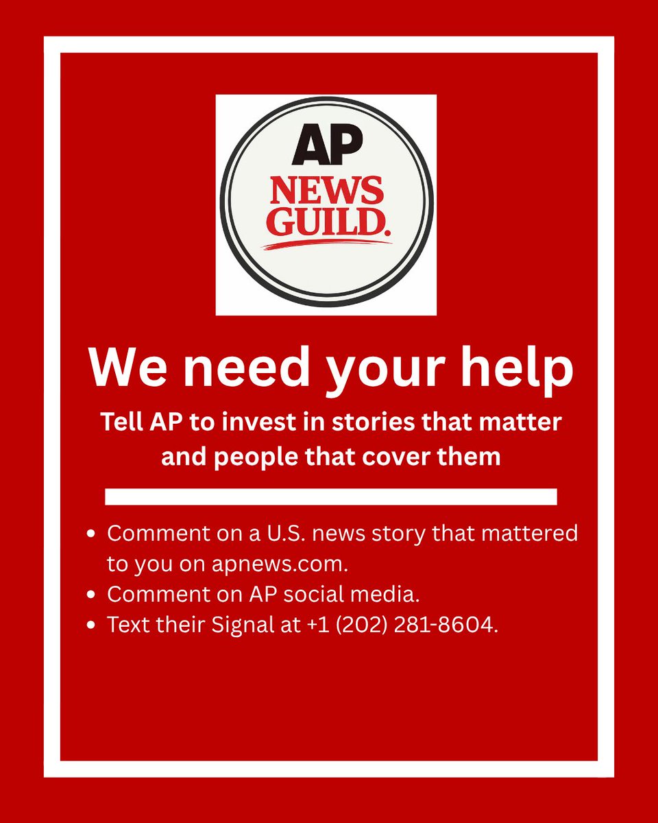 AP News Guild tweet media