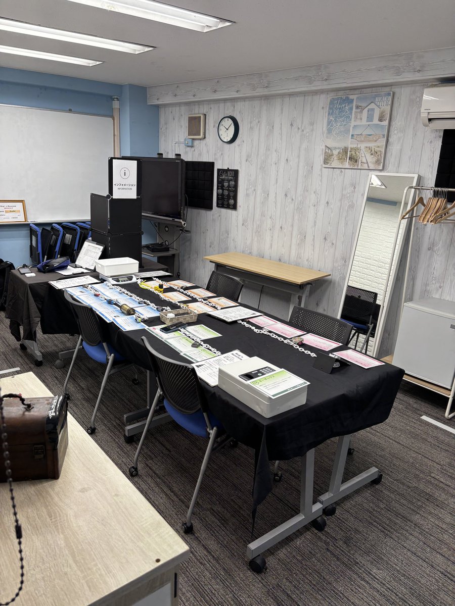 arrows_create's tweet photo. Key‘s Museum ついに復活！
初回入場は10:40からです〜🔑 https://t.co/emp01eYC6s