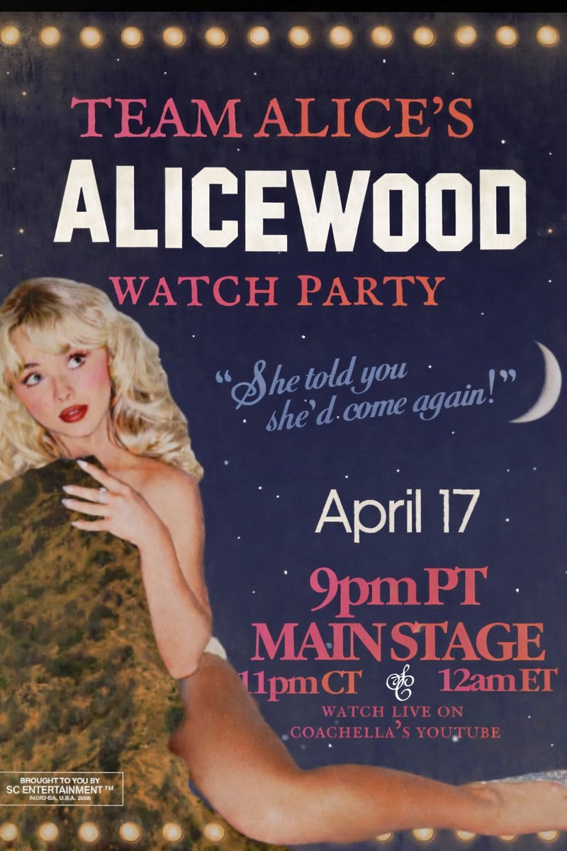 .🌴˖ 𝗖𝗢𝗔𝗖𝗛𝗘𝗟𝗟𝗔 𝟮𝟬𝟮𝟲.
Three hours to go! 
Are you ready to visit my house?  

#Coachella2026RP 
By: <a href="/DiBia68105/">𝑨𝒍𝒊𝒄𝒆 𝑫𝒊 𝑩𝒊𝒂𝒏𝒄𝒉𝒊 𝒍𝒚𝒓𝒊𝒄𝒔</a> 
<a href="/RPCoachella_/">𝖢𝗈𝖺𝖼𝗁𝖾𝗅𝗅𝖺𝟤𝟢𝟤𝟨ᴿᴾ</a>