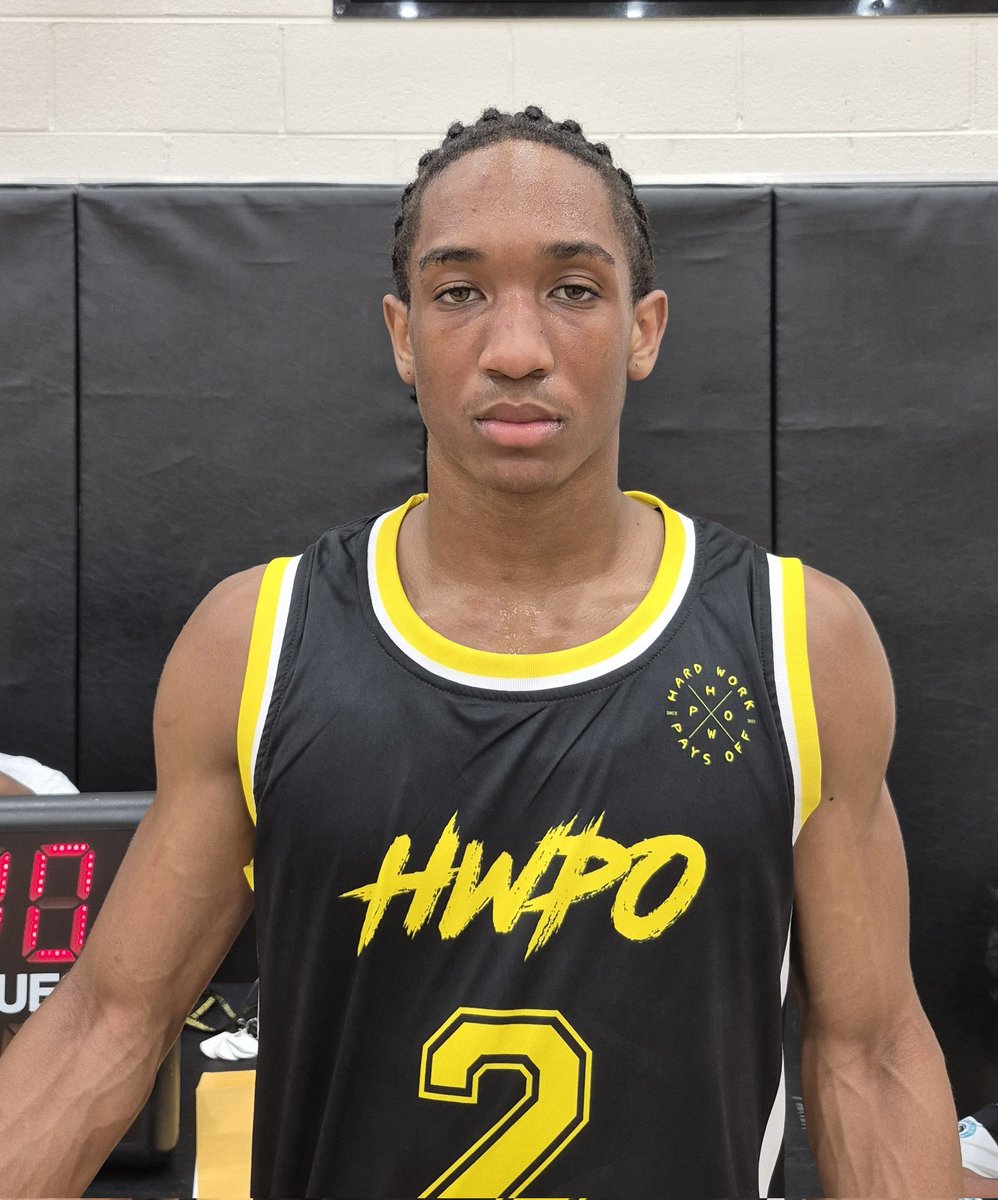 JHillsman's tweet photo. '28 Cameron Blackwell displayed consistent play for HWPO OTR in a pair of wins on the opening day of @OntheRadarHoops #SummerJam.  Scored, defended, played with poise and set teammates up for easy buckets. @CAMSWISH2028 @HwpoHoops https://t.co/pjUKcX3Wfd