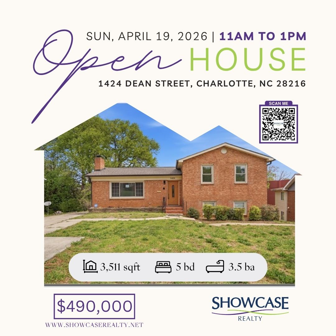ShowcaseRealty's tweet image. 🏡 OPEN HOUSE – Sun, April 19 | 11 AM–1 PM
📍 1424 Dean St, Charlotte, NC

Updated split-level home near Uptown! Features hardwood floors, quartz kitchen, stainless appliances &amp;amp; 2 full kitchens—perfect for flexible living.

Tour it Sunday!

📞 704-286-9844
#CharlotteNC #OpenHouse