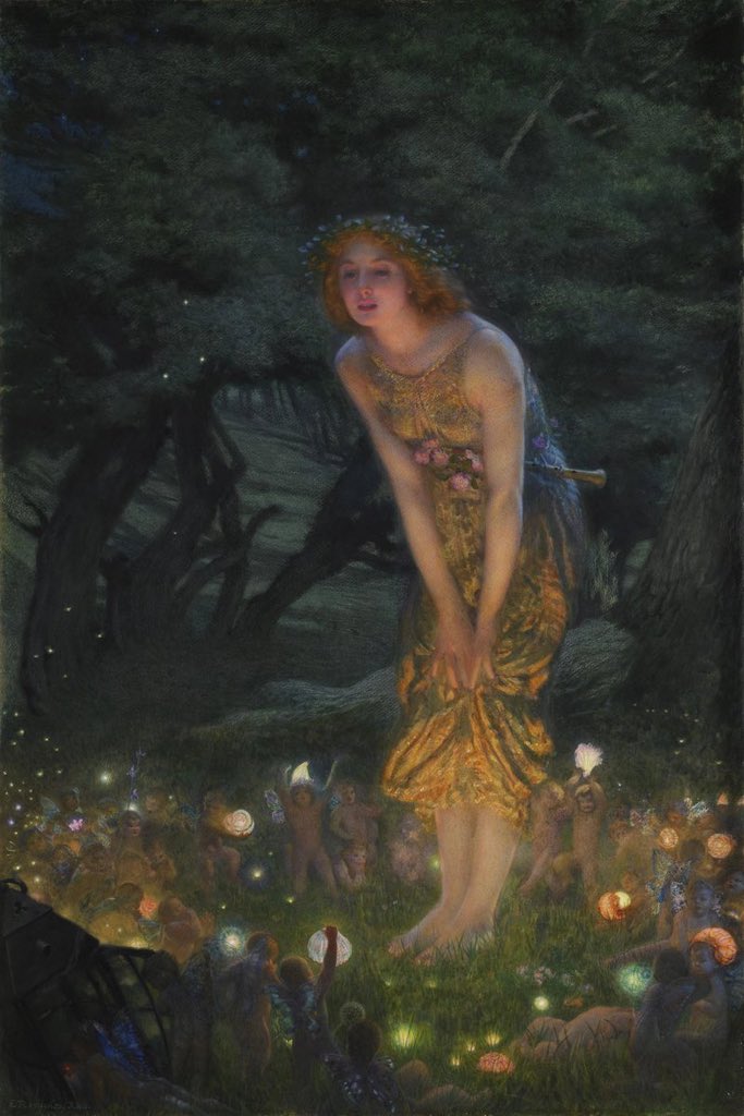 Edward Robert Hughes - "Midsummer Eve" (1908)