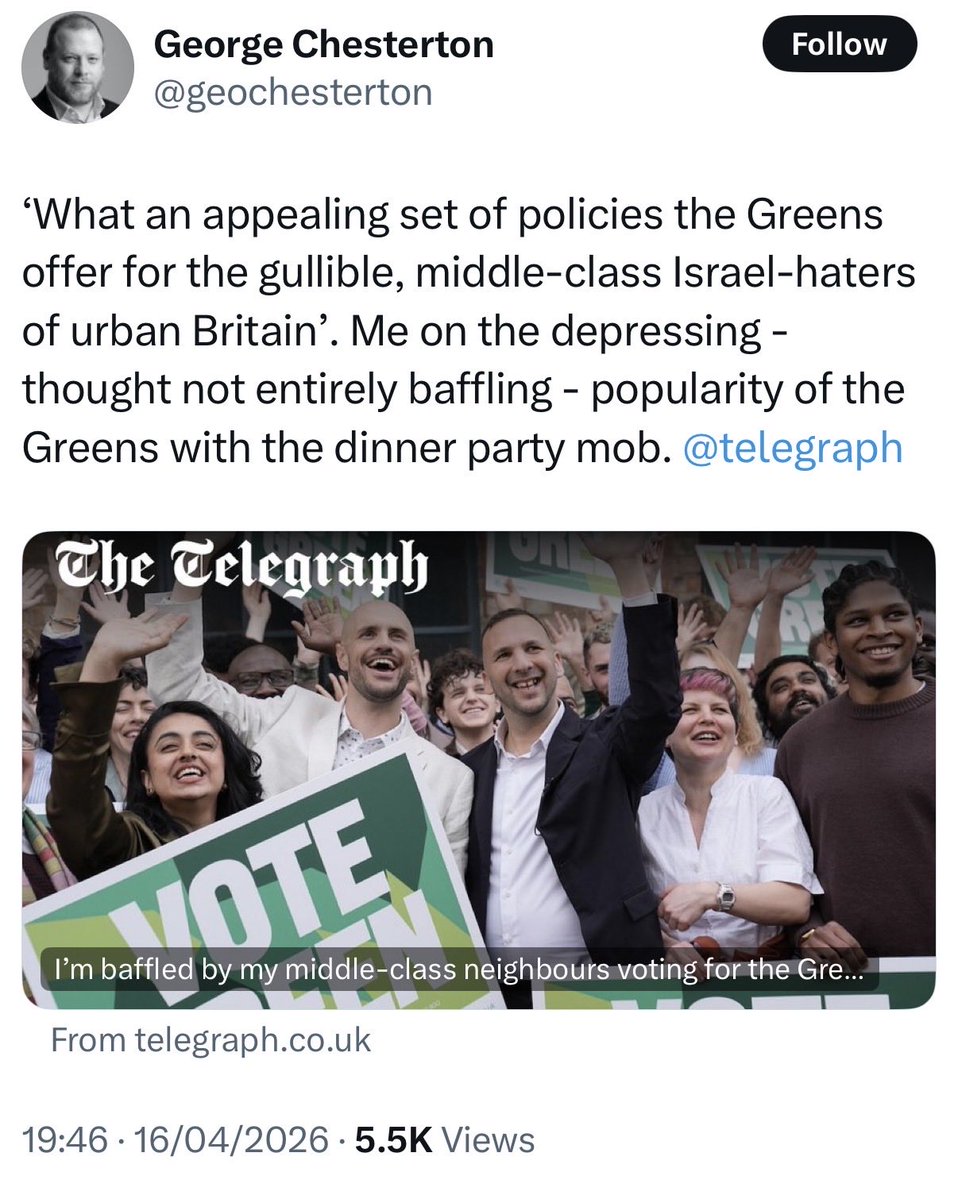 I note that somewhere between 15 and 20% of the electorate are straight ...
