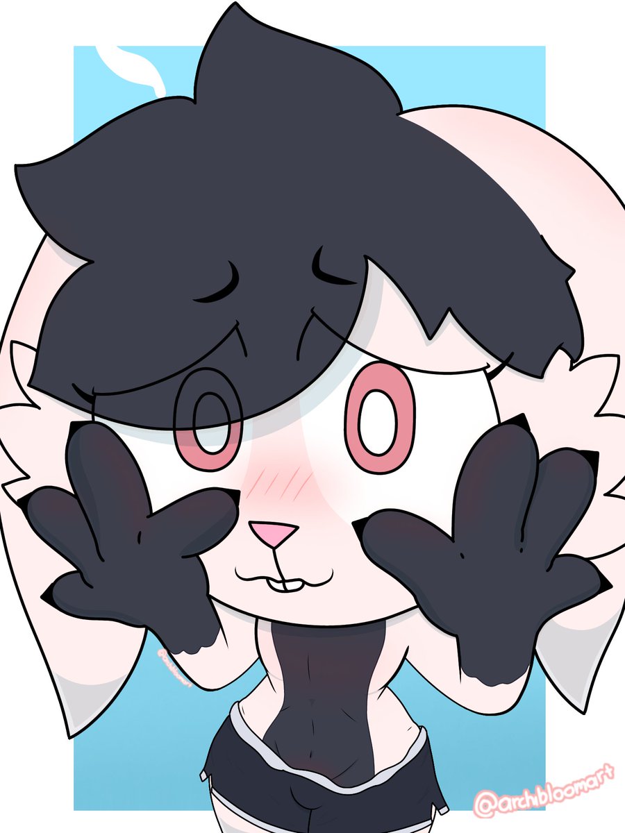 archibloomart's tweet image. No veo nada sin mis lentes 👓😔 
#furry #furryoc #fursona #furryarts #femboy #digital