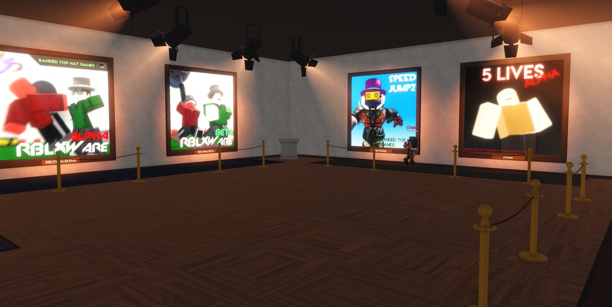 redmiint8's tweet photo. The archive is coming along ch'all 🐗 Here's the hub so far with the spawn, archive room where you jump into the paintings to play, and the gift shop 🐗 Not pictured is the museum which I still need to fill out

#RobloxDev https://t.co/itseT2v7jk