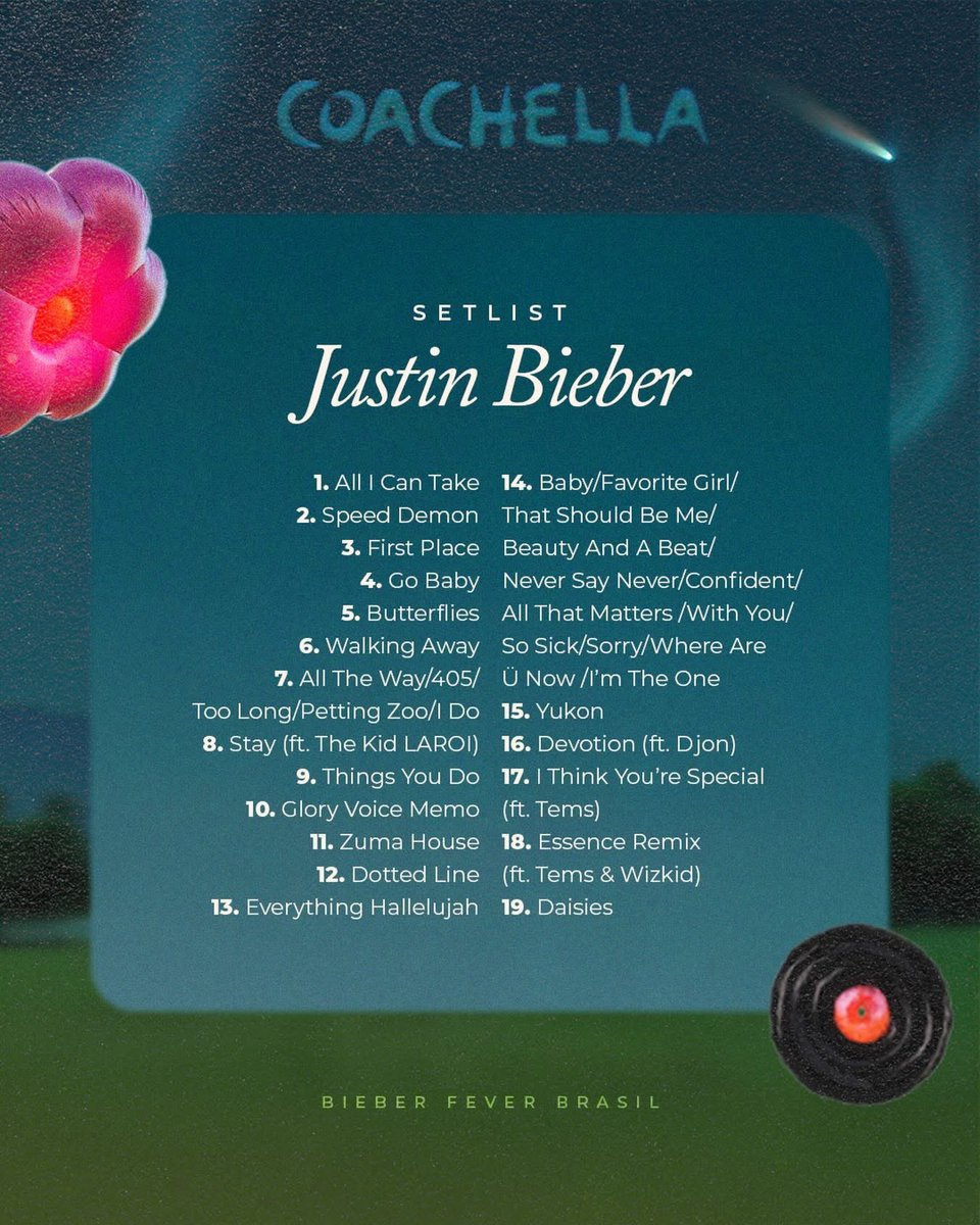 JustinChanges_'s tweet photo. 8. Never say never ft. Jaden this weekend @justinbieber c’on #BIEBERCHELLA https://t.co/y3ZtNM0uwR