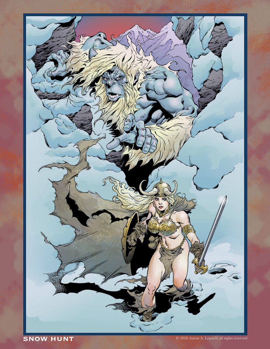 aaronlopresti's tweet photo. Campaign is rolling today!  Only 22 backers away from our FREE art raffle!  Back #BARBARICADVENTURES today and get in on the action! https://t.co/8M8VOwwMkS https://t.co/2HdYXz4egf