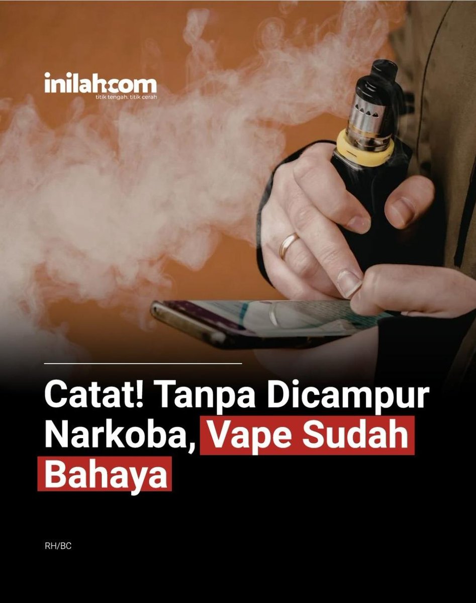 peoplegodind's tweet image. Pakar Kesehatan Prof. Tjandra Yoga Aditama menyebut, secara global memang sudah ada puluhan negara yang melarang atau mengatur secara ketat penggunaan rokok elektronik atau vape.

#inilahNews #BNN #Vape #Narkoba #StopNarkotika #BNNRI #SadarBahayaNarkoba #IndonesiaTanpaNarkotika